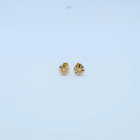 Gold Five Petal Flower Tops