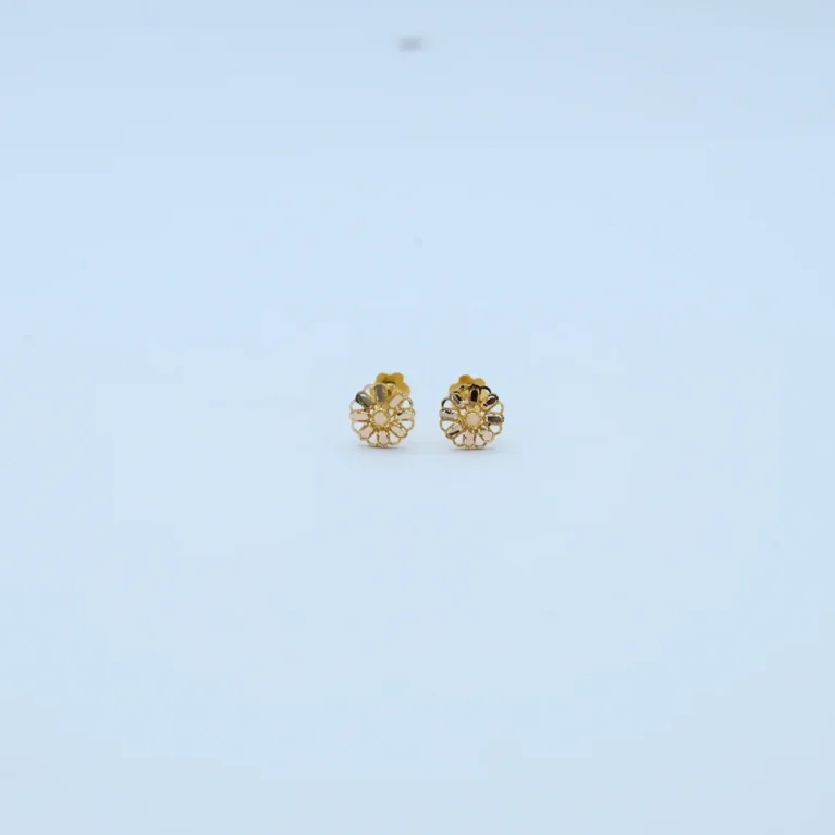 Gold Five Petal Flower Tops