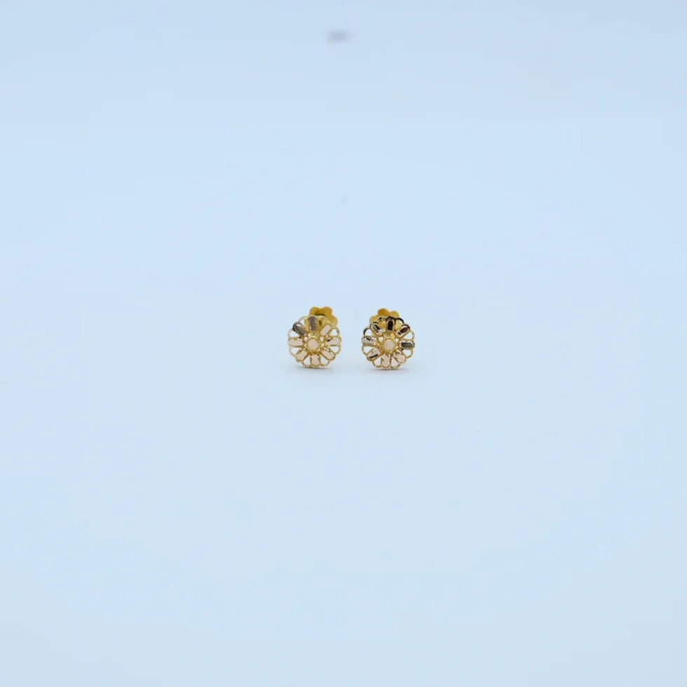 Gold Five Petal Flower Tops