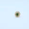 Gold Emerald Floral Cluster Ring
