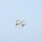 Gold Small Ball Drop Bali Earrings