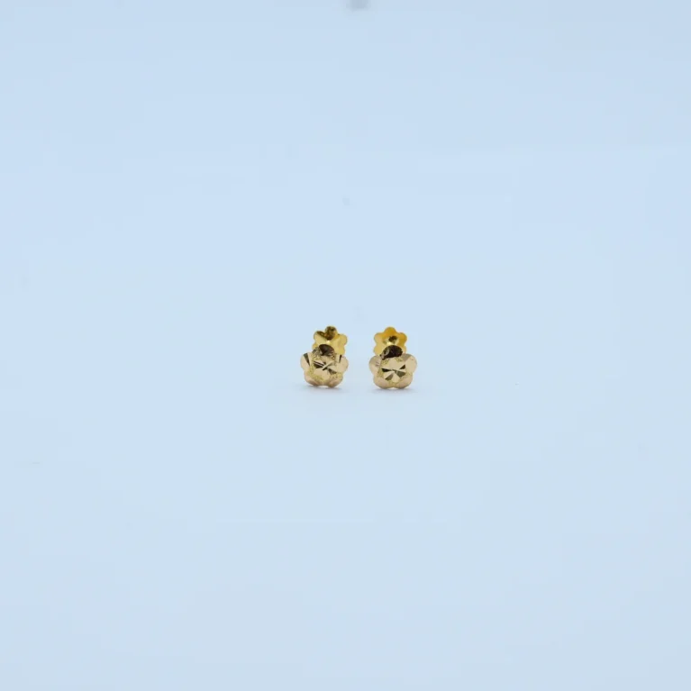 Gold Mini Flower Diamond Cut Tops