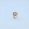 Gold Round Halo Cluster Ring