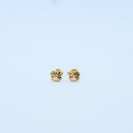 Gold Round Filigree Daisy Tops