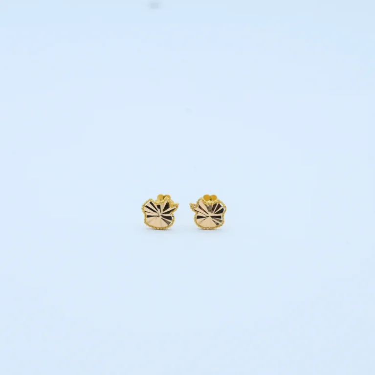 Gold Round Filigree Daisy Tops