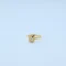 Gold Square Filigree Two-Tone Ring