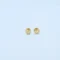 Gold Hexagon Stone Flower Tops