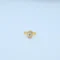 Gold Hexagon Three-Tone Jali Ring
