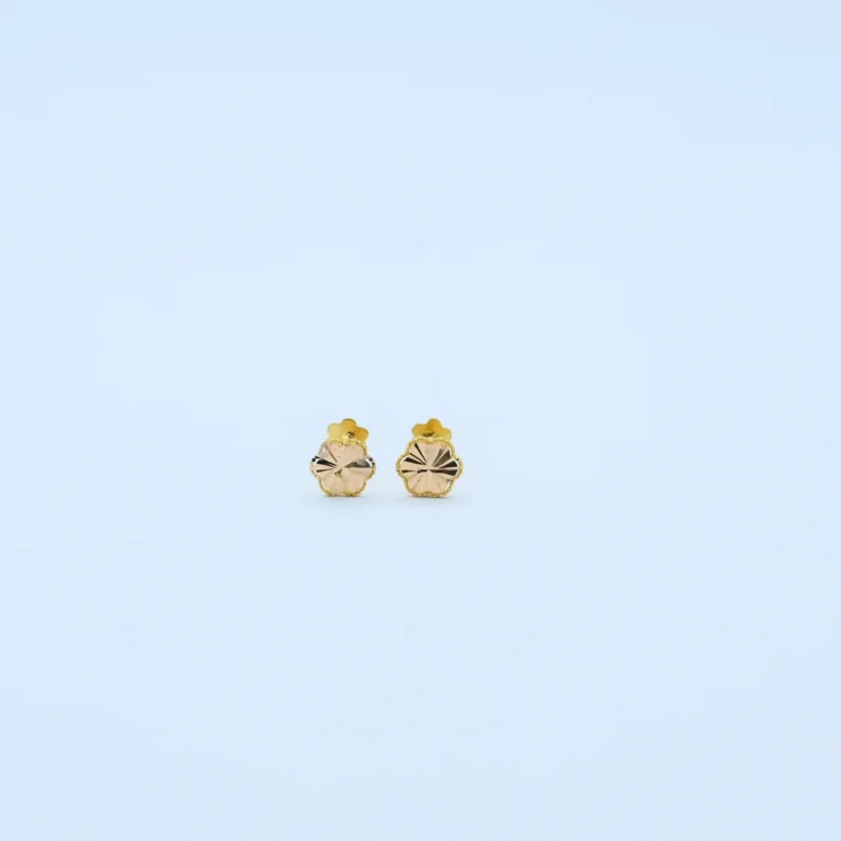 Gold Mini Four Petal Tops