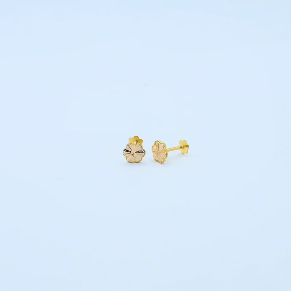 Gold Mini Four Petal Tops