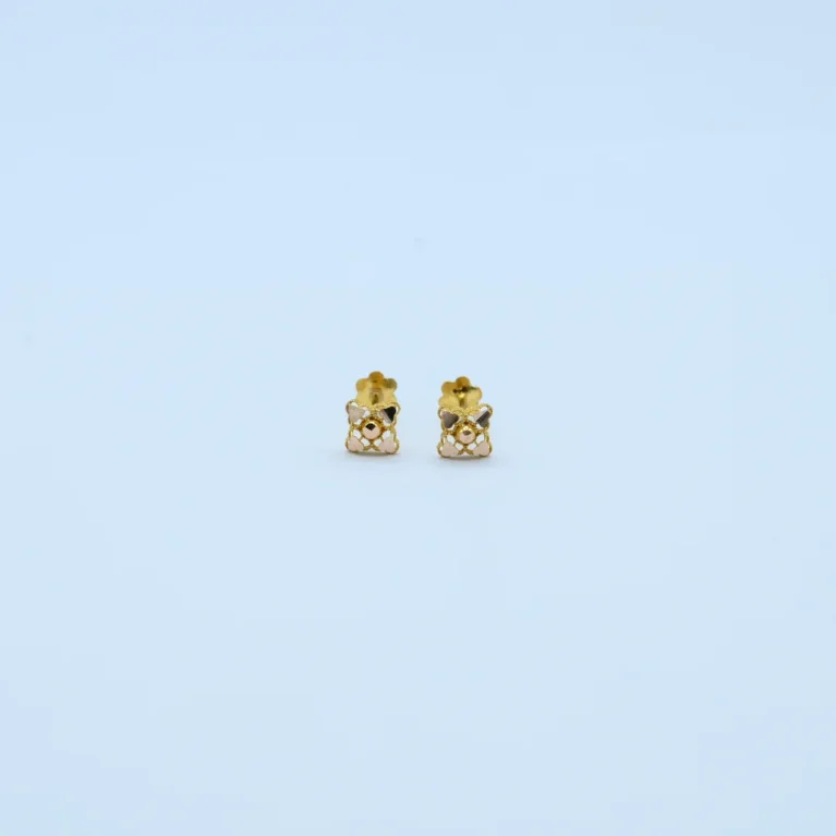 Gold Mini Square Flower Tops