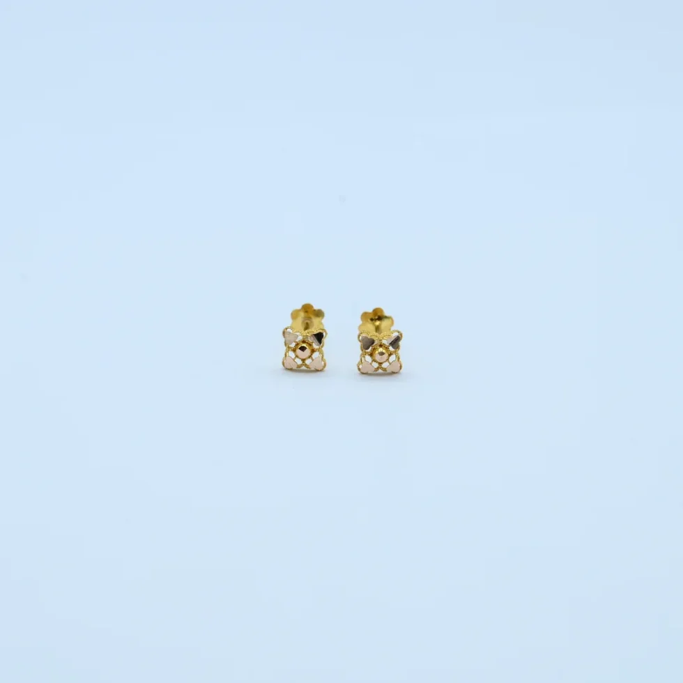 Gold Mini Square Flower Tops
