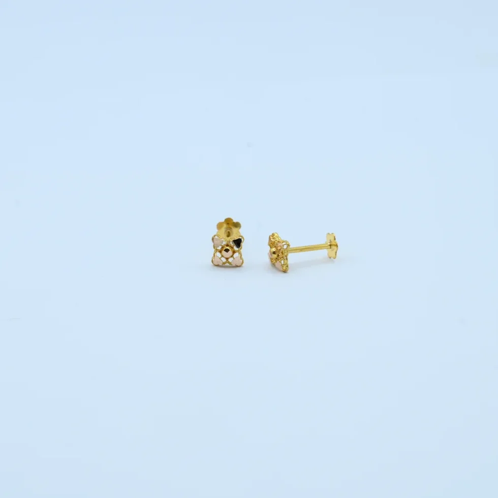 Gold Mini Square Flower Tops