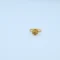 Gold Square Floral Meenakari Ring