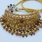 Choker with Large Gold Ball Drops
