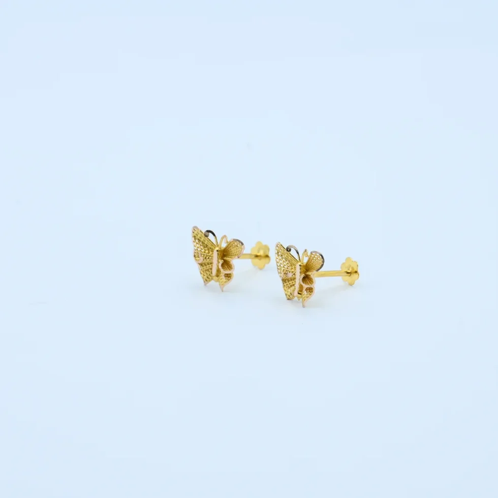 Gold Butterfly Filigree Tops