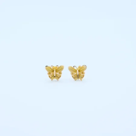 Gold Butterfly Filigree Tops