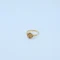 Gold Six-Petal Floral Ring