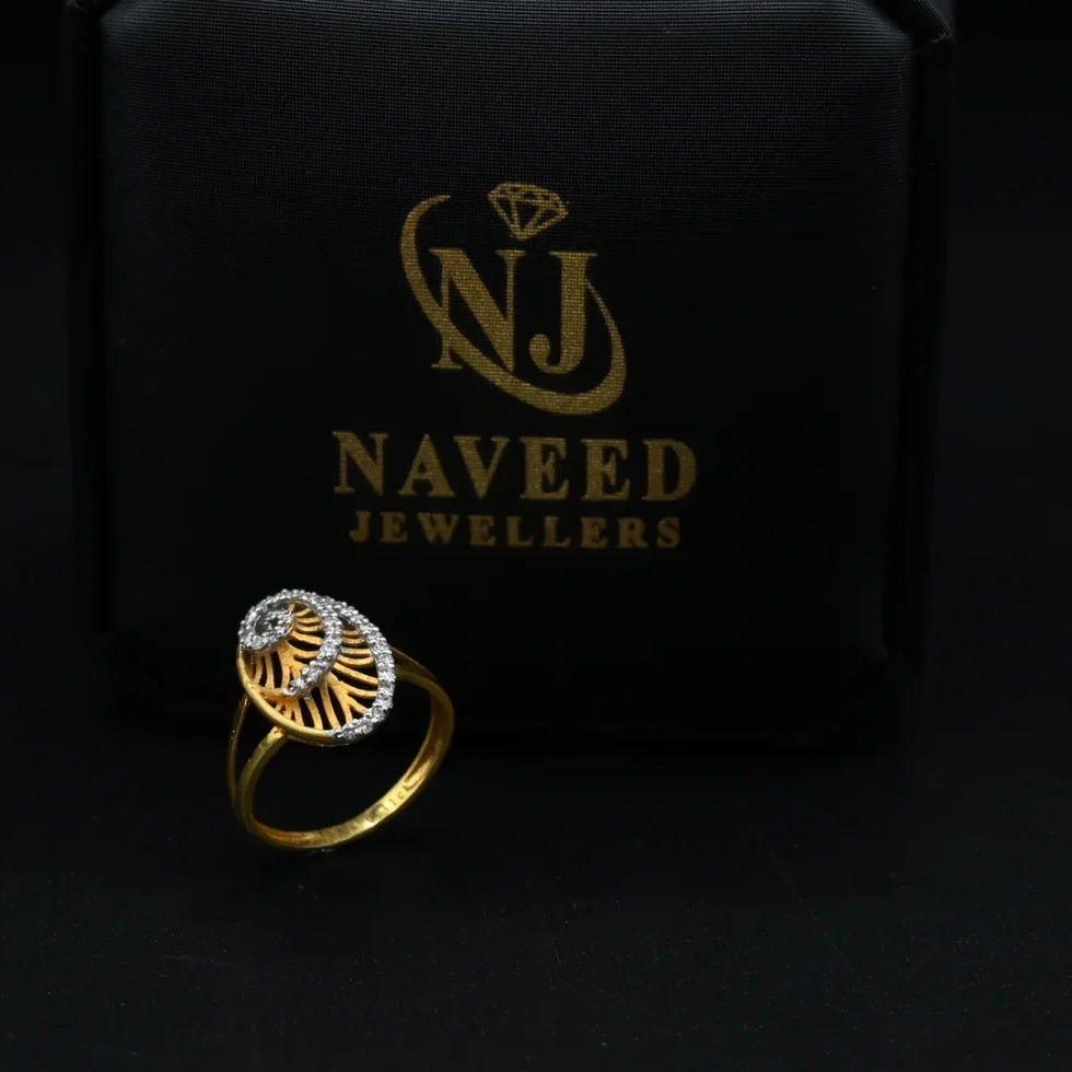 Diamond Spiral Ring