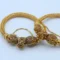 Gold Filigree Beaded Bangles
