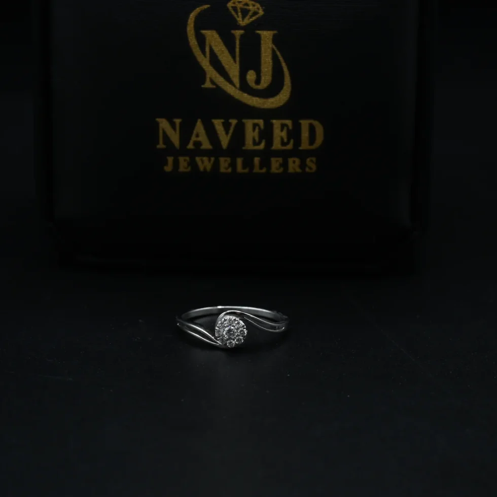 Diamond Swirl Ring
