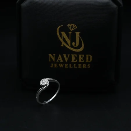 Diamond Swirl Ring