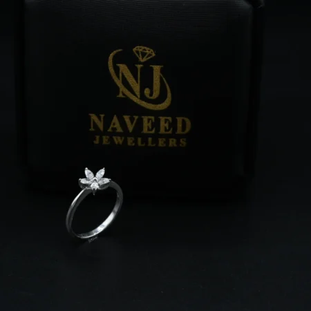 Diamond Flower Ring