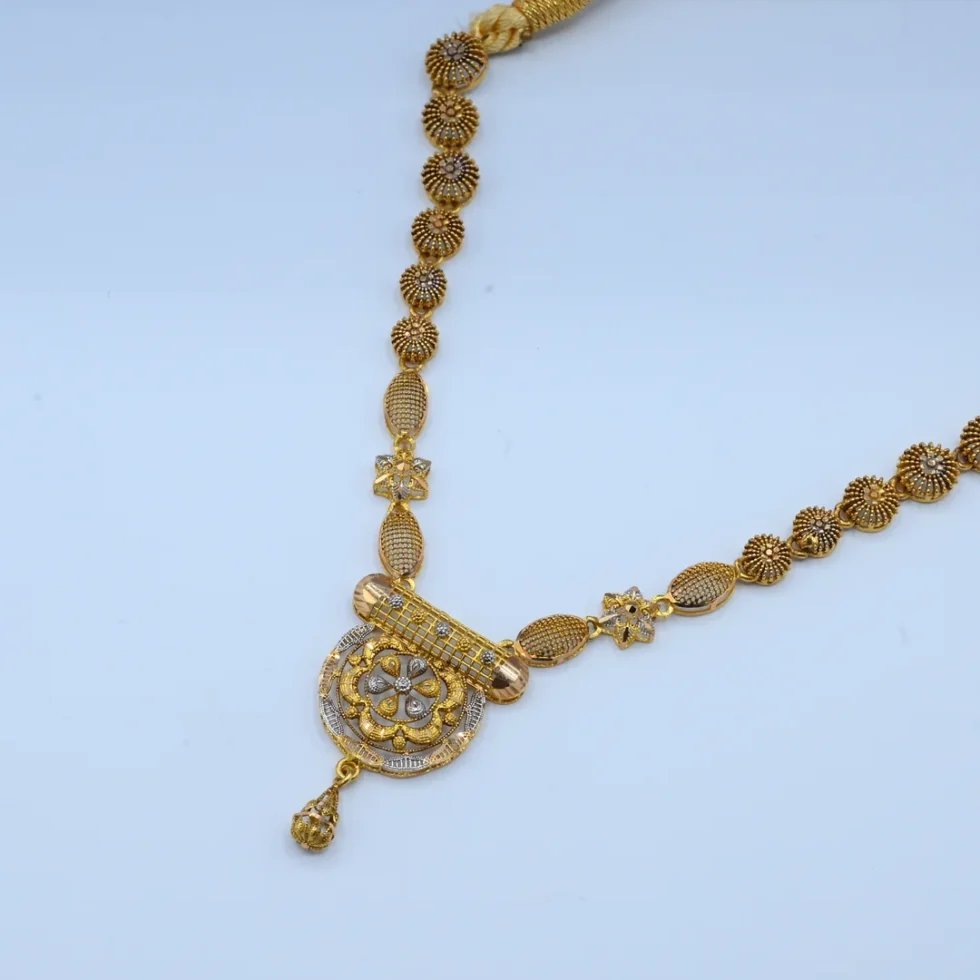 Gold Floral Two-Tone Dori Set