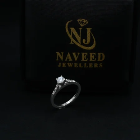 Diamond Side Stone Ring