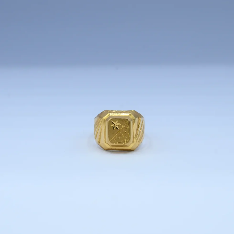 Gold Star Design Men's rings