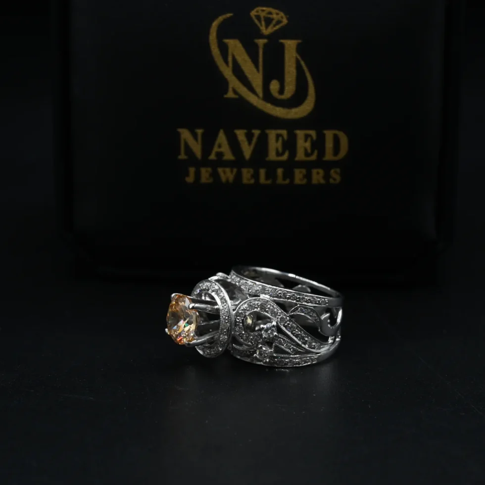 Diamond Halo Cocktail Ring