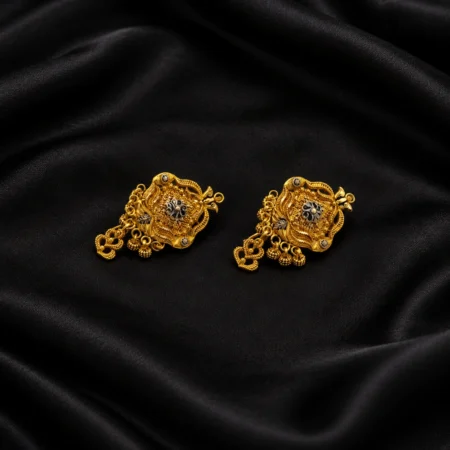 Naqshara Heritage Gold Earrings