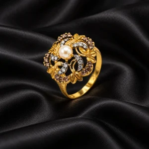 Ivoria Garden Gold Ring