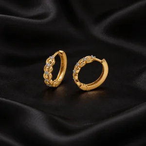 Aurielle Petal Gold Ear Studs