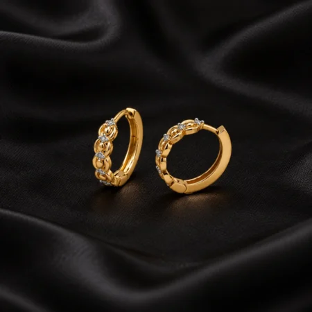 Aurielle Petal Gold Ear Studs